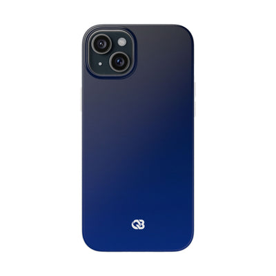 Blue Lite Phone Case for iPhone - Midnight Cobalt Fade