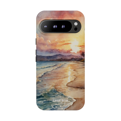 Sonnenuntergangsreflexion Google Pixel 9 Pro XL Case - Tough
