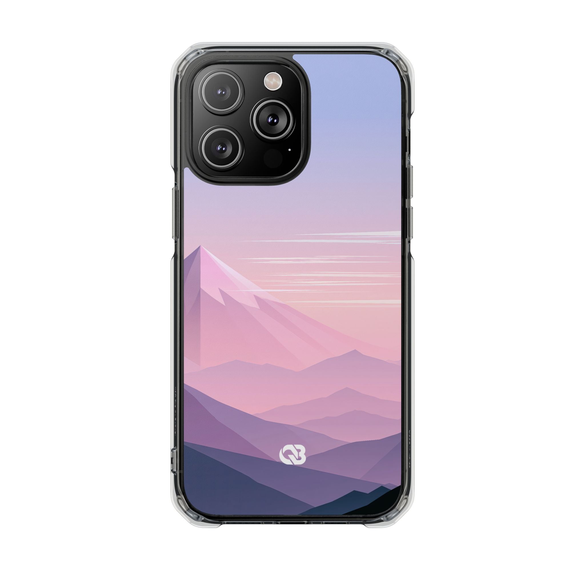 Purple Impact MagSafe Phone Case for iPhone - Lavender Alpine Dawn