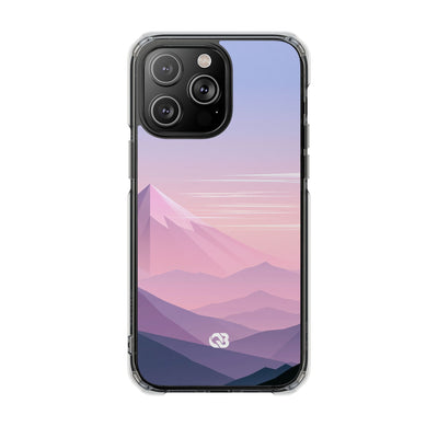 Purple Impact MagSafe Phone Case for iPhone - Lavender Alpine Dawn