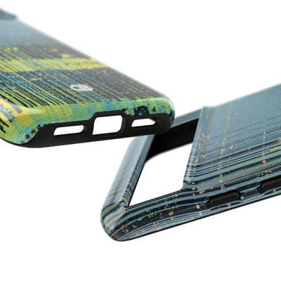 Acid Raster Circuit · Tough Phone Case for Pixel ·  Teal