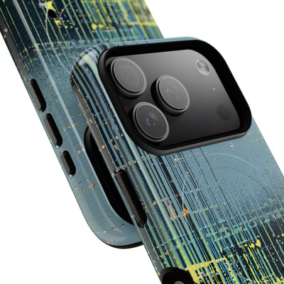 Acid Raster Circuit · Tough 2.0 Magnetic Phone Case for iPhone · Teal