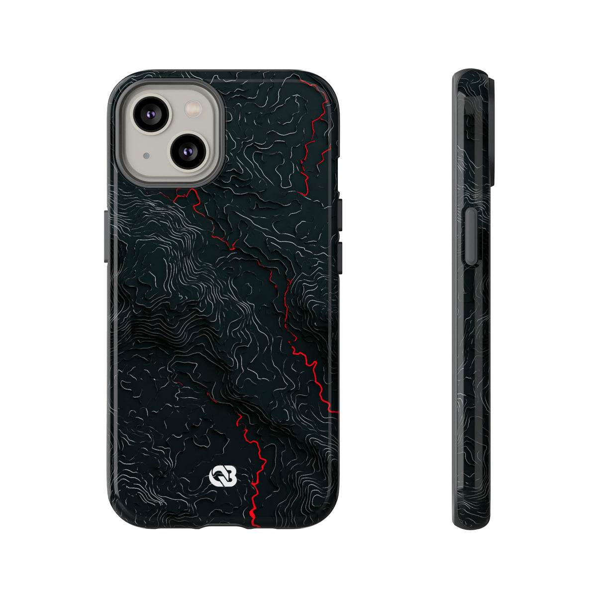 Crimson Rift · Tough Phone Case for iPhone · Black