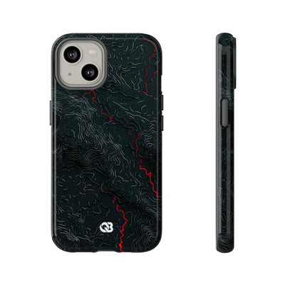 Crimson Rift · Tough Phone Case for iPhone · Black