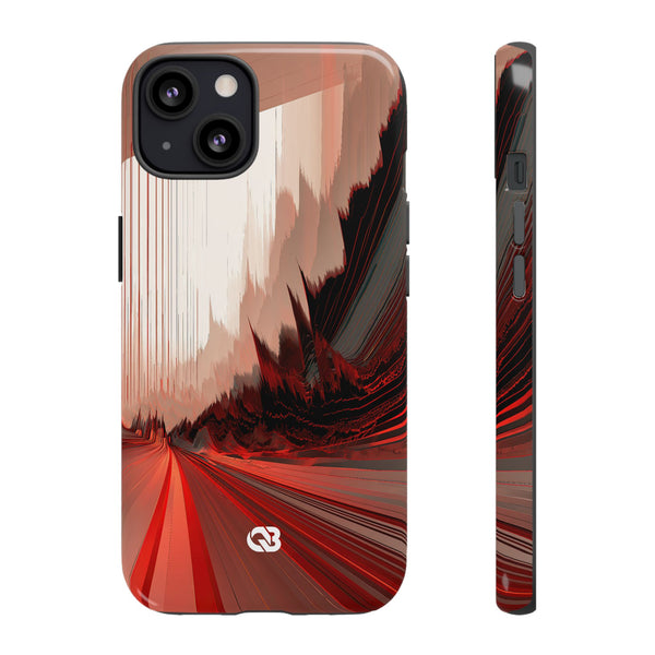 Orbital Velocity · Tough Phone Case for iPhone · Red
