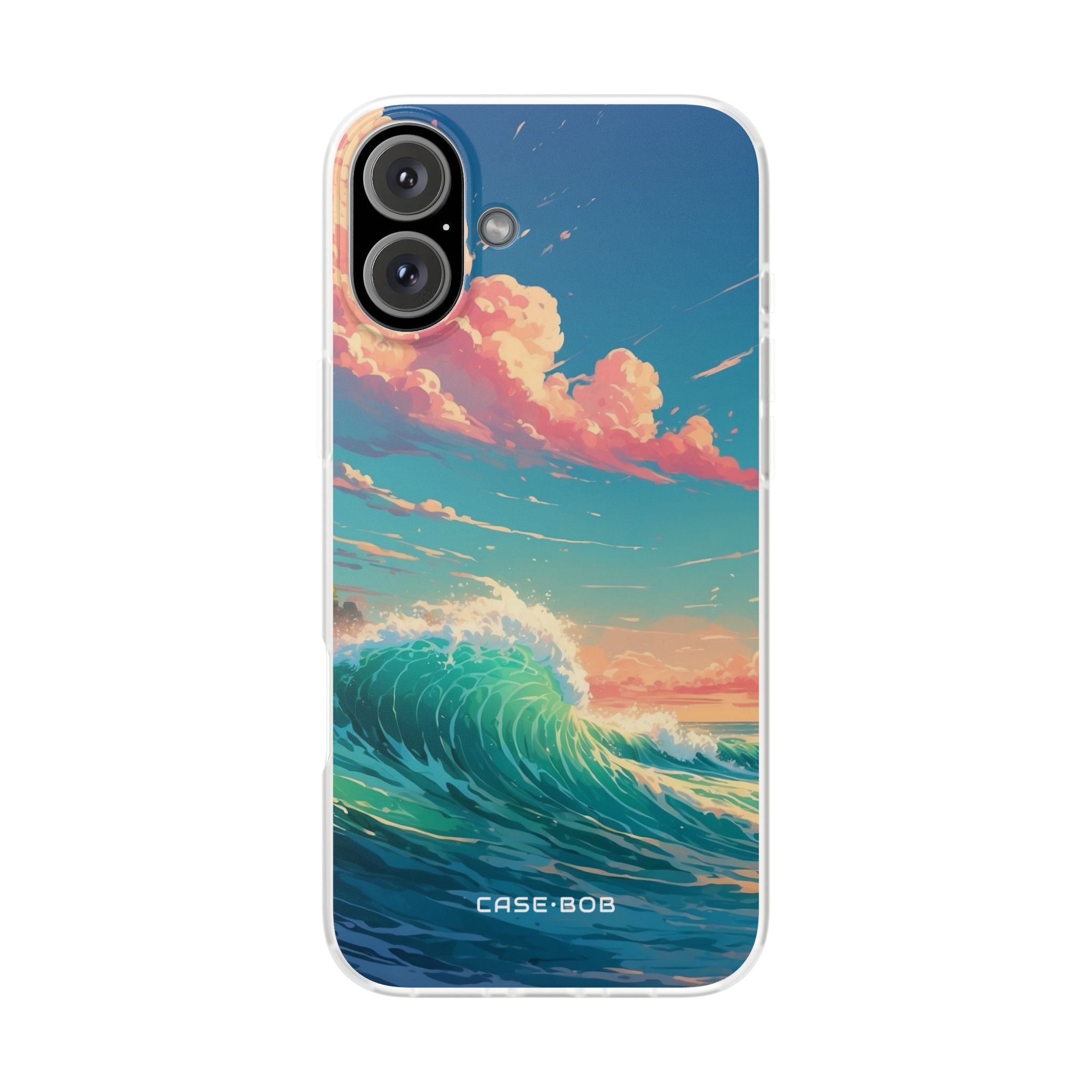 Turkos Curl iPhone 16 Plus Case - Soft