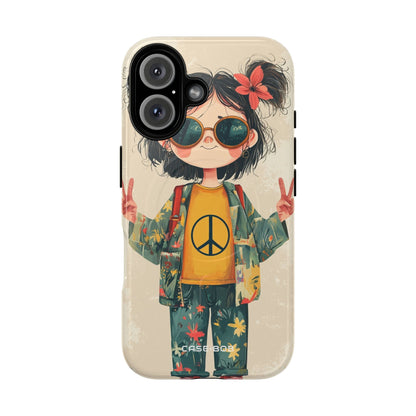 Peace Pigtails iPhone 16 Case - Tough+