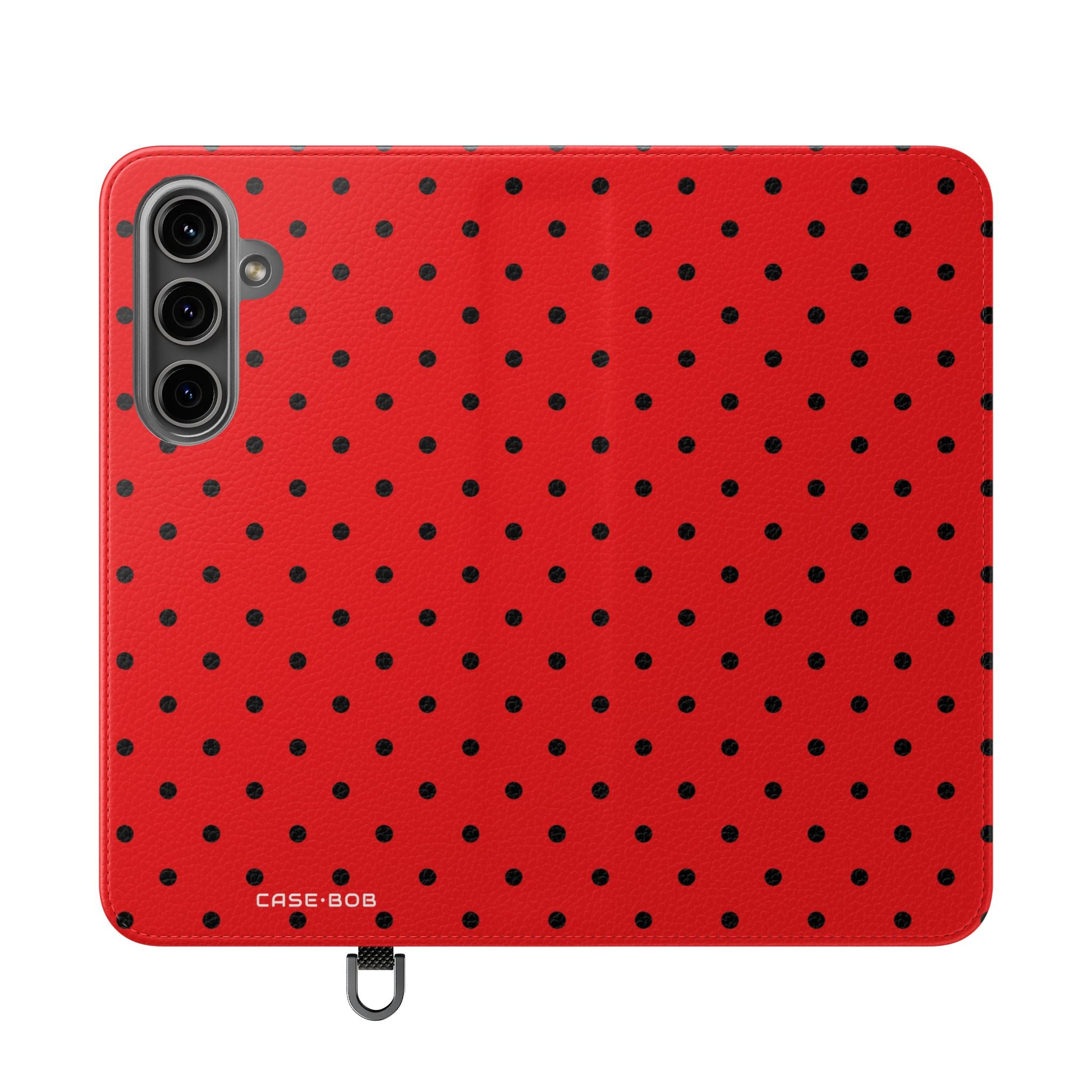 Black Dot Grid - Samsung S24 Plus Case - Wallet