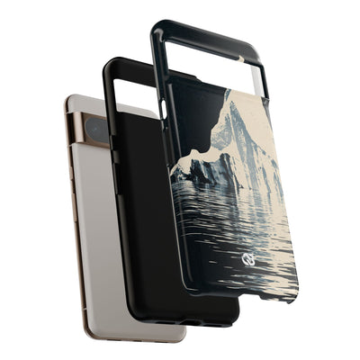 Blue Tough Phone Case for Google Pixel - Frozen Navy Monolith