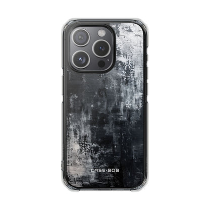 Texturiertes Blackscape iPhone 15 Pro Case - Impact