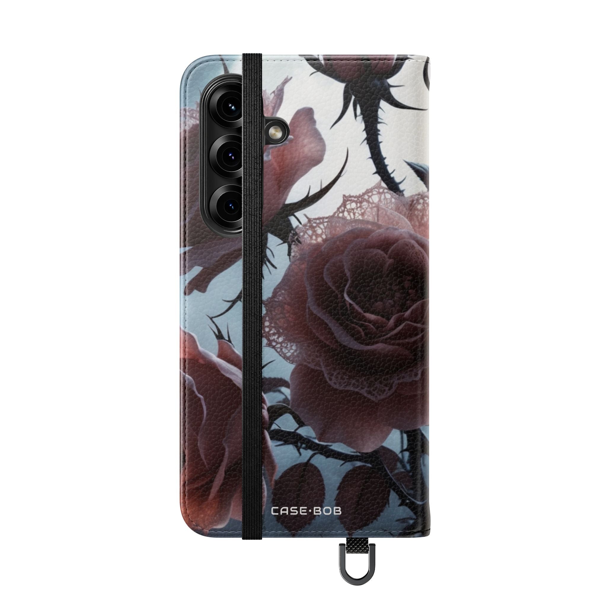 Lace Rose Moonlight - Samsung S25 Case - Wallet