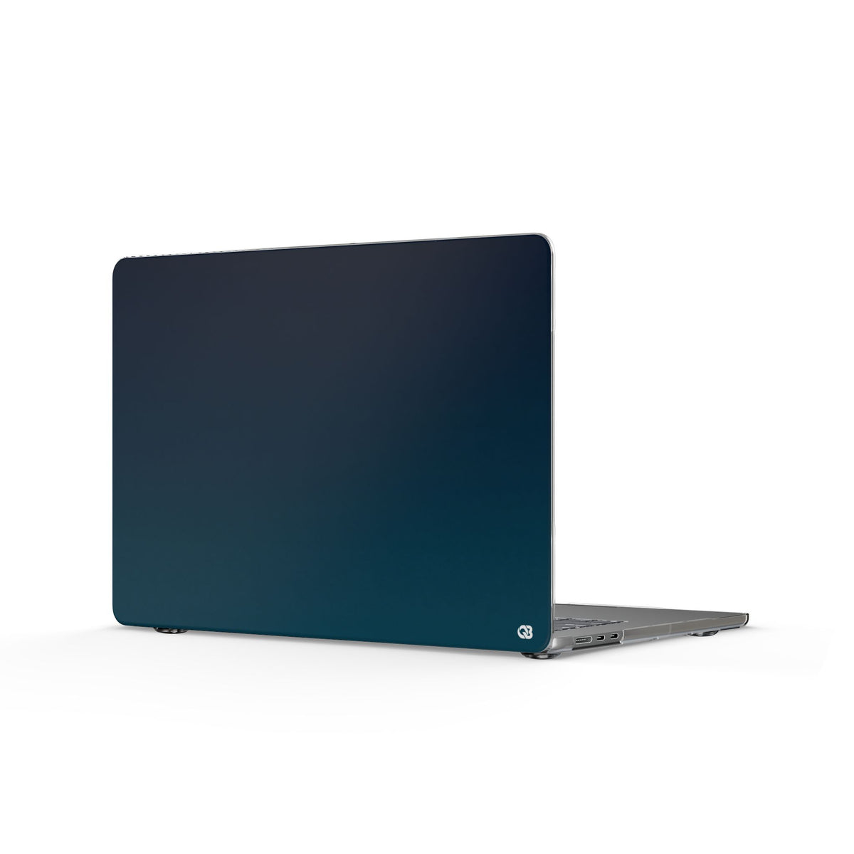 Abyssal Midnight · Clear Hard Case for MacBook · Blue