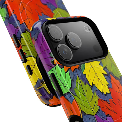 Vivid Leafburst iPhone 17 Pro Case - Tough+ - CASE•BOB