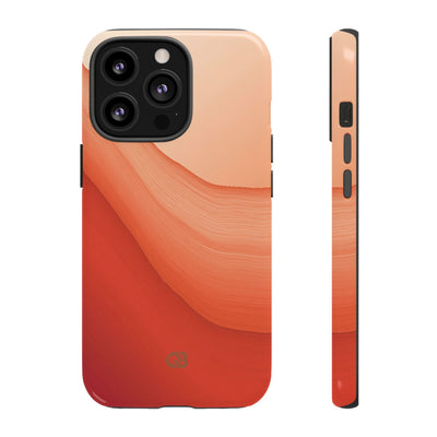 Terracotta Flow · Tough Phone Case for iPhone · Orange