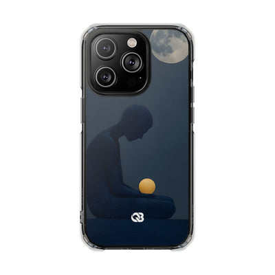 Obsidian Lunar Orb · Impact Coque de téléphone pour iPhone · Magsafe