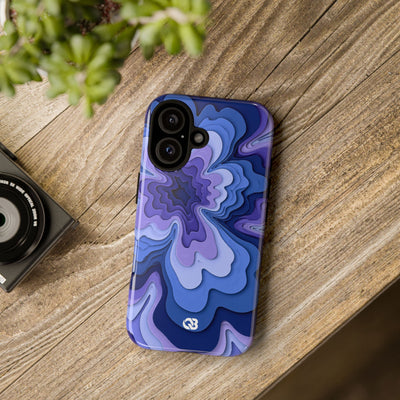 Periwinkle Strata Bloom · Tough Phone Case for iPhone · Purple