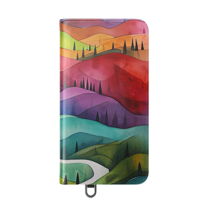 White Pathway - Samsung S24 Plus Case - Wallet