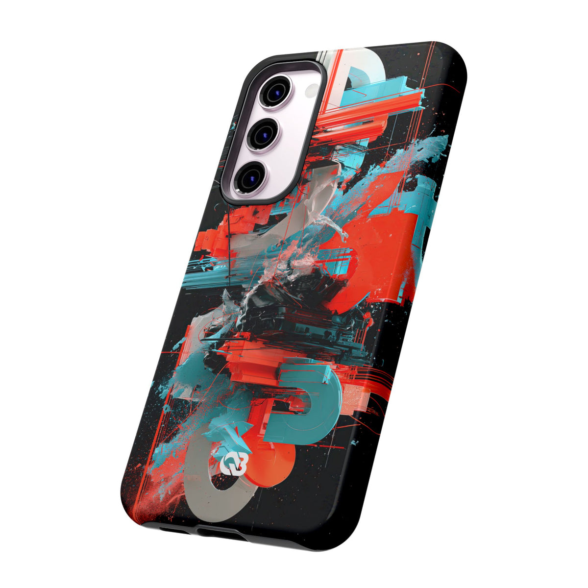 Fragmented Cyber Core · Tough Phone Case for Samsung · Black