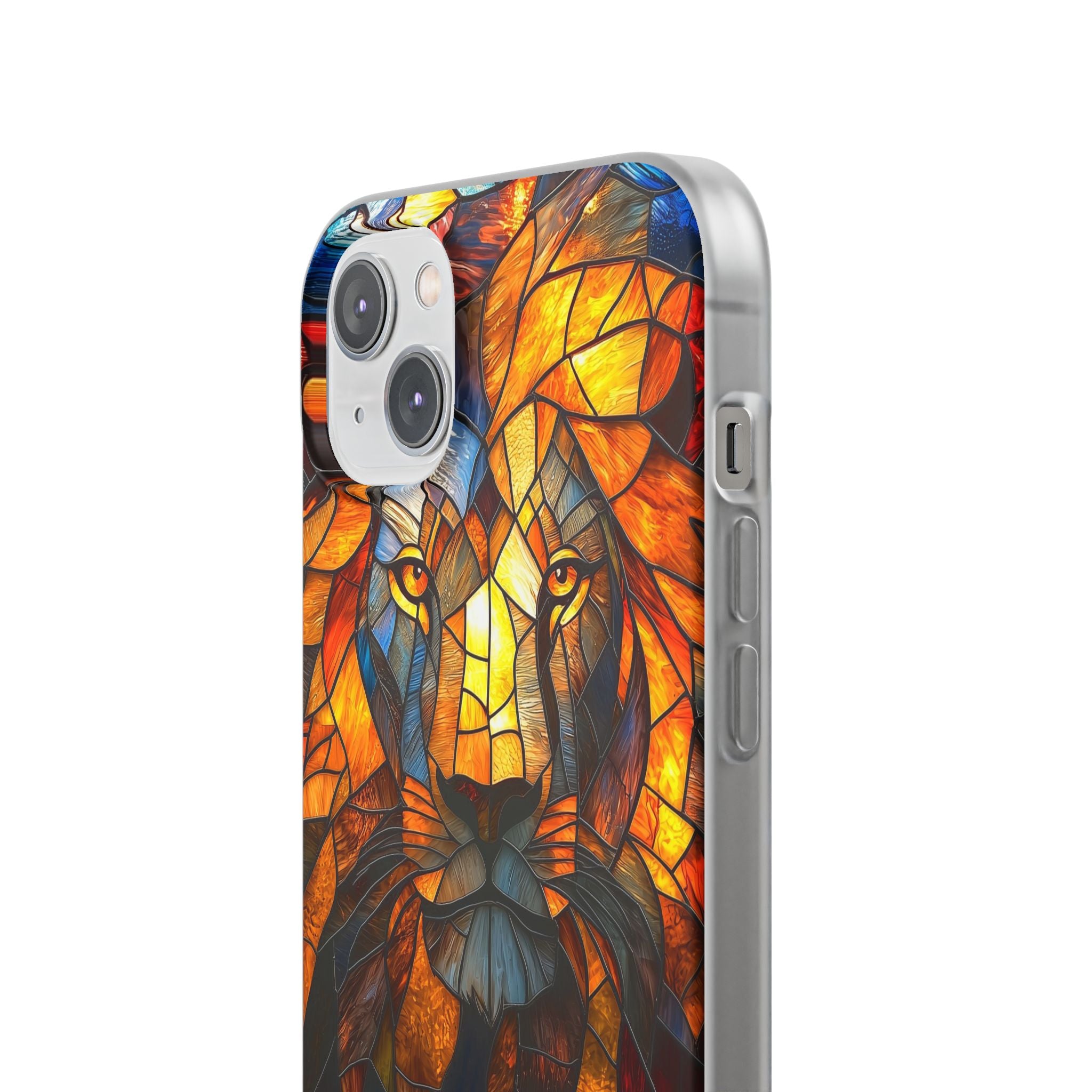 Amber Glass Lion · Soft Phone Case for iPhone