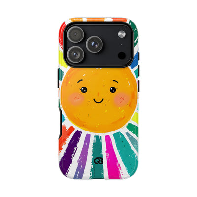 Vibrant Solar Smile · Tough Phone Case for iPhone