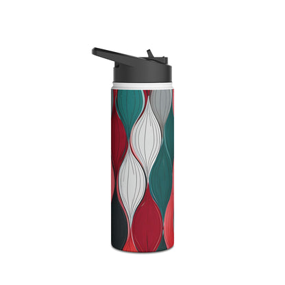 Leaf Spiral Pink - Stainless Steel Water Bottle