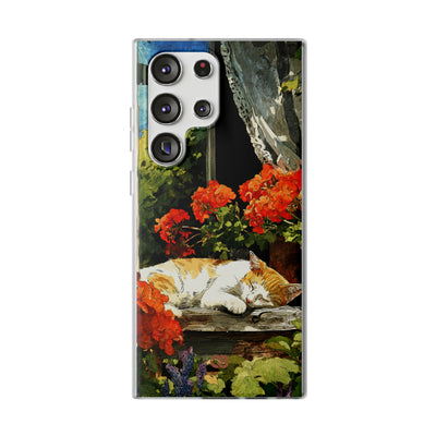 Sleeping Ginger Bloom · Soft Handyhülle für Samsung