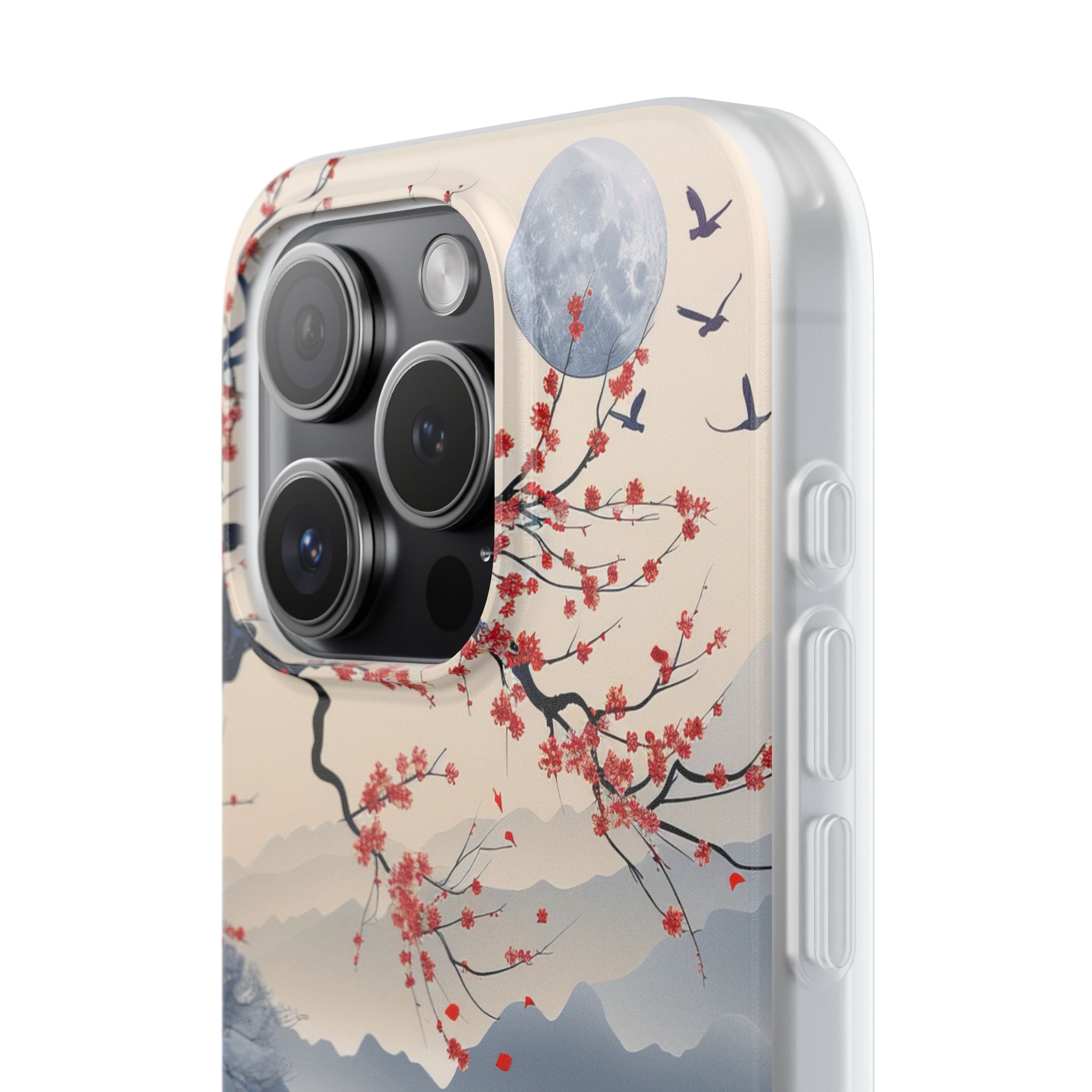 Blossom Moonbranch iPhone 15 Pro Case - Soft