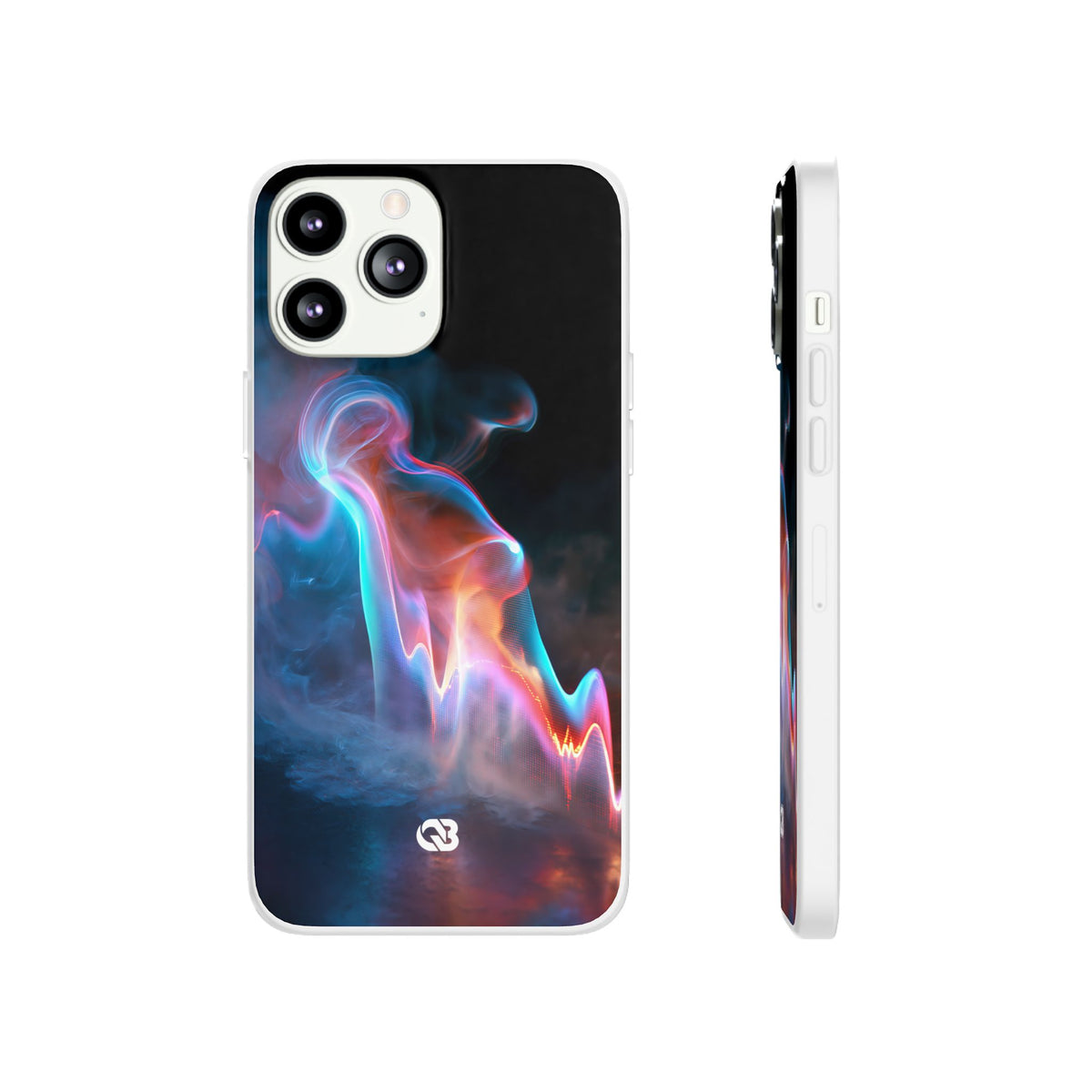 Neon Waveform · Lite Phone Case for iPhone ·  Black