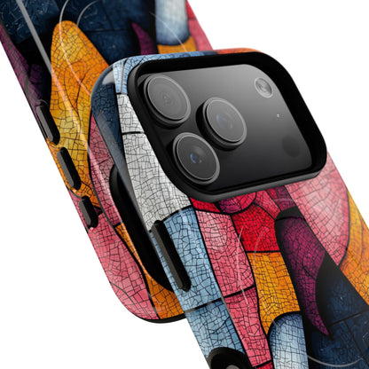 Elephant Mosaic iPhone 17 Pro Case - Tough+ - CASE•BOB