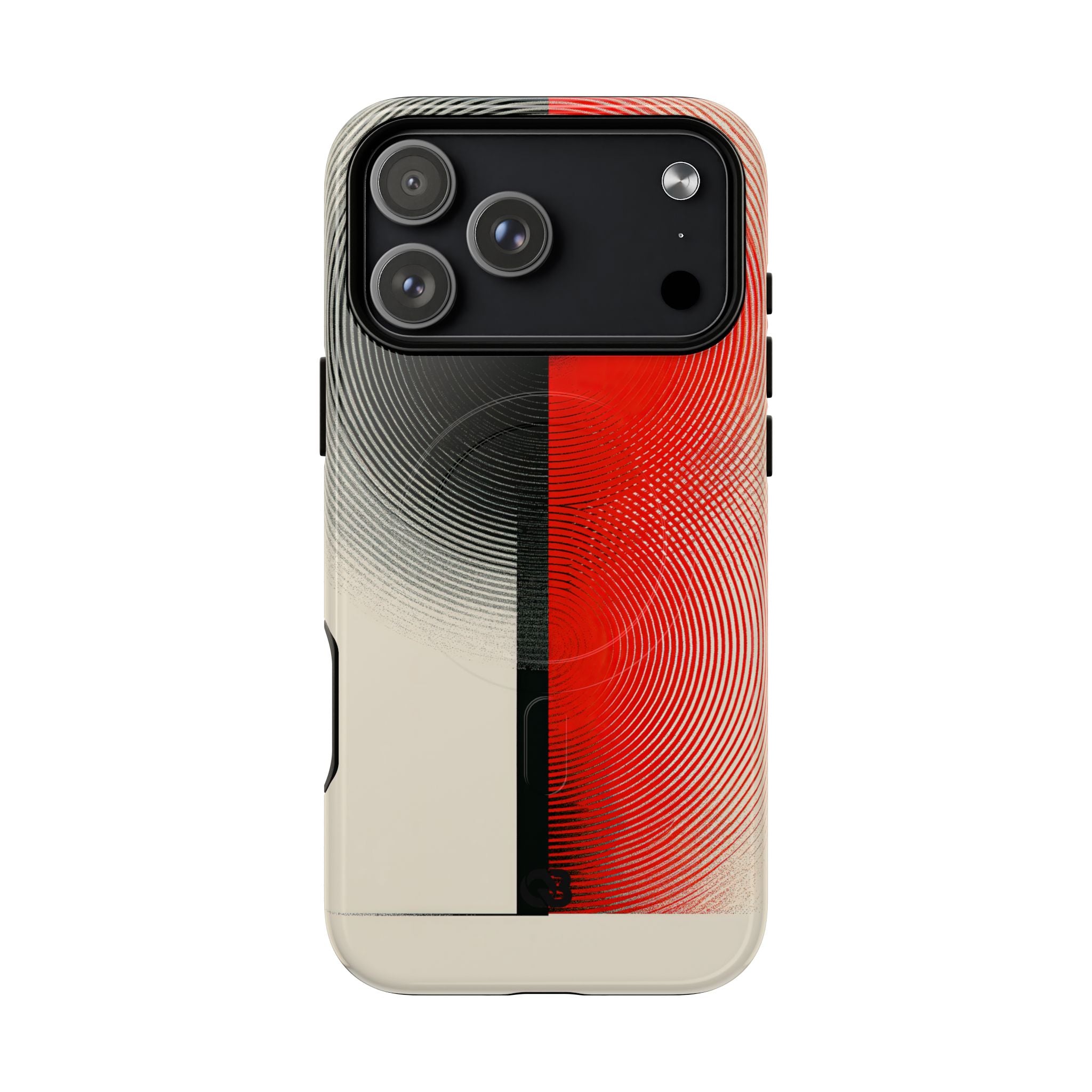 Red Tough 2.0 Magsafe Phone Case for iPhone - Split Signal Red