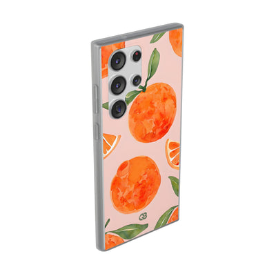 Sunkissed Orange Harvest · Soft Phone Case for Samsung