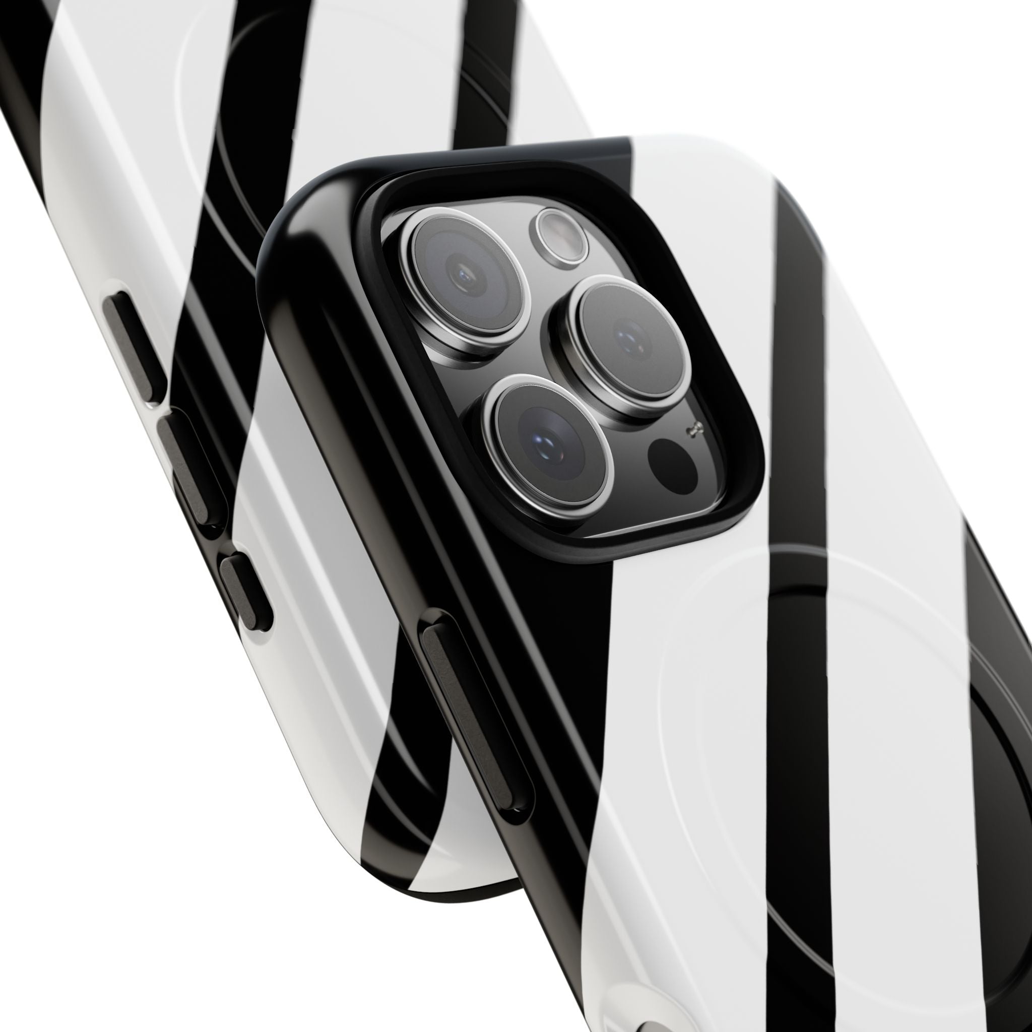 Obsidian White Bars · Tough+ Phone Case for iPhone · Magsafe