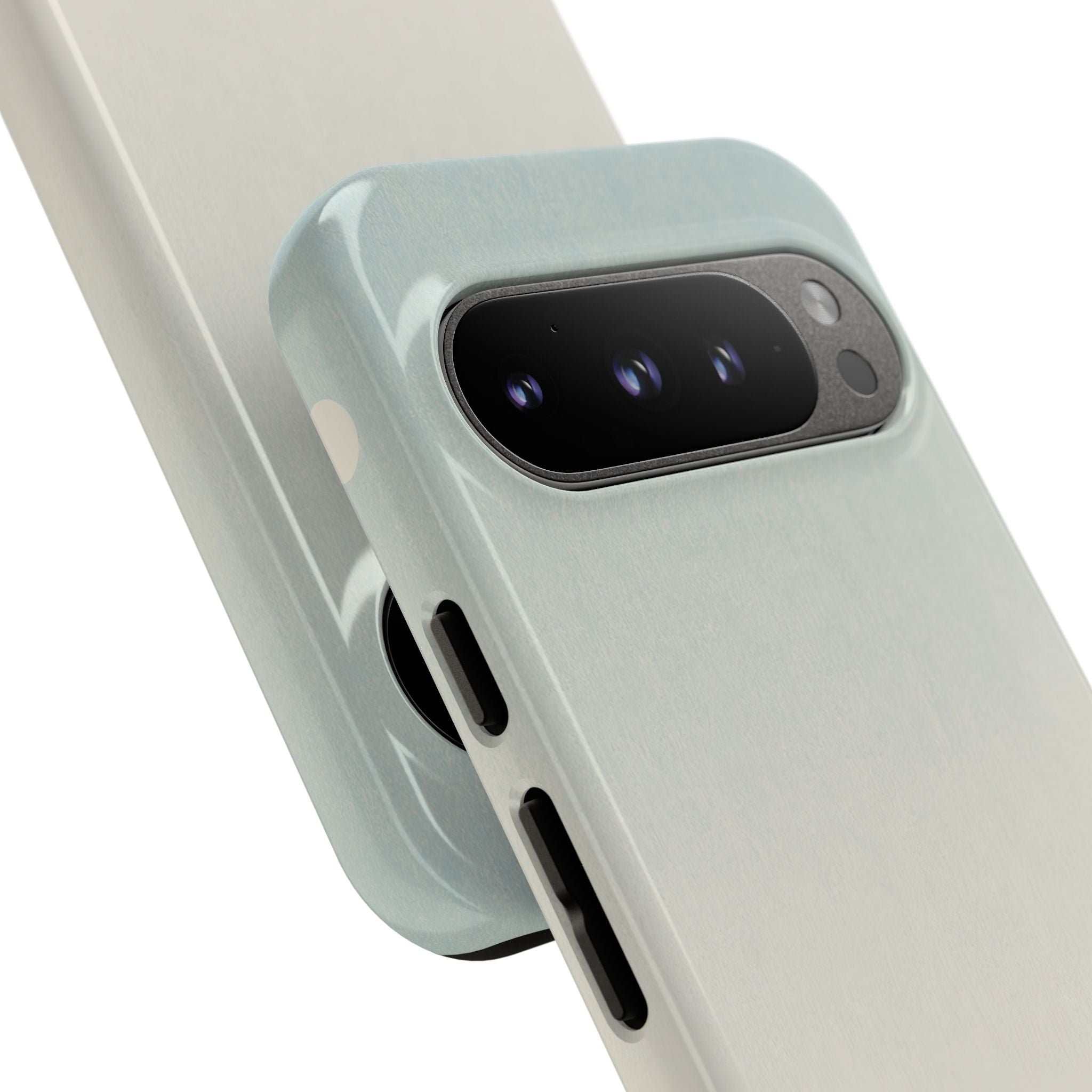 Blue Tough Phone Case for Google Pixel - Mist Valley Pagoda