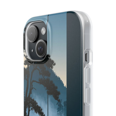 Blue Lite Phone Case for iPhone - Kyoto Mist Pine