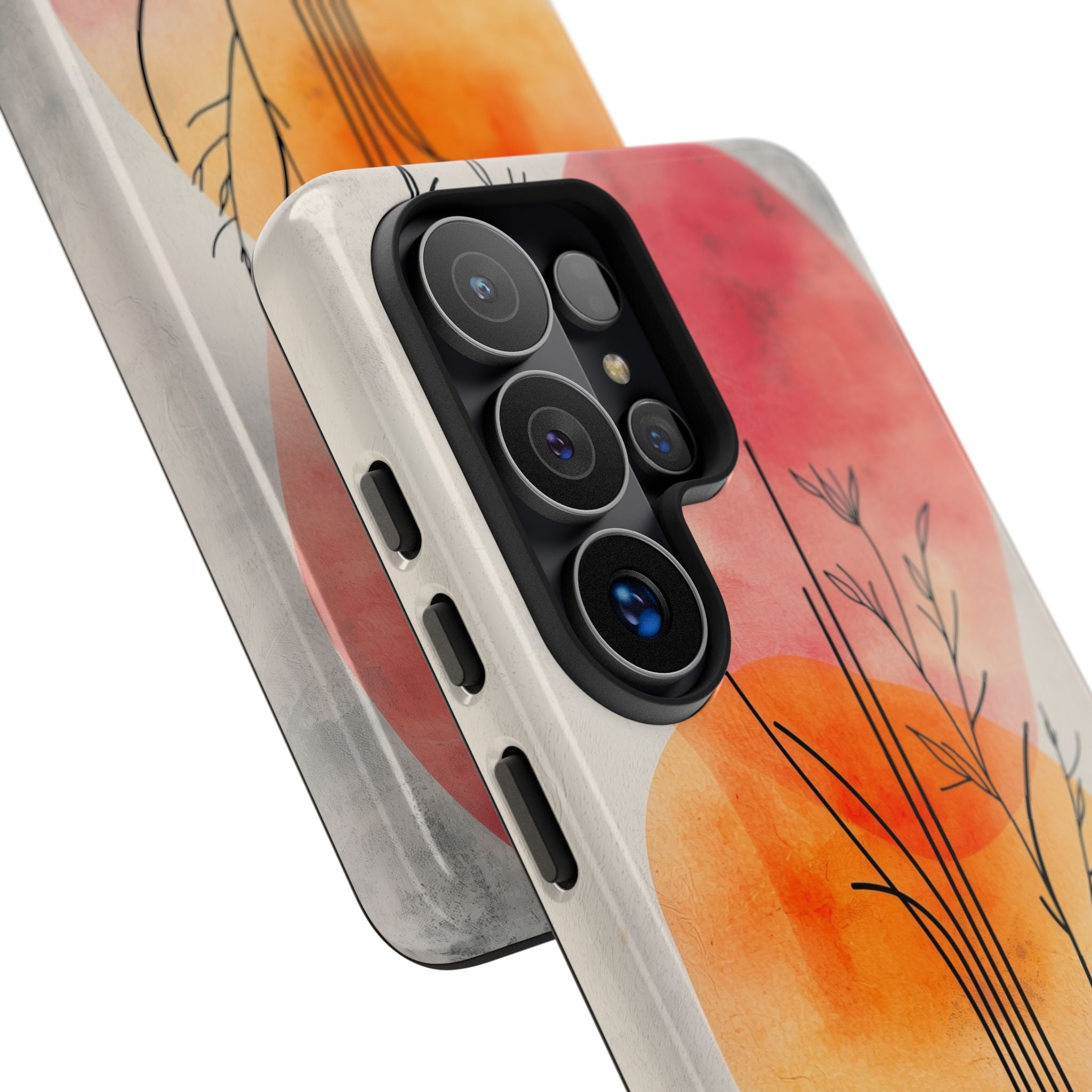 Crimson Bloom Lineage · Tough Etui na telefon Samsung