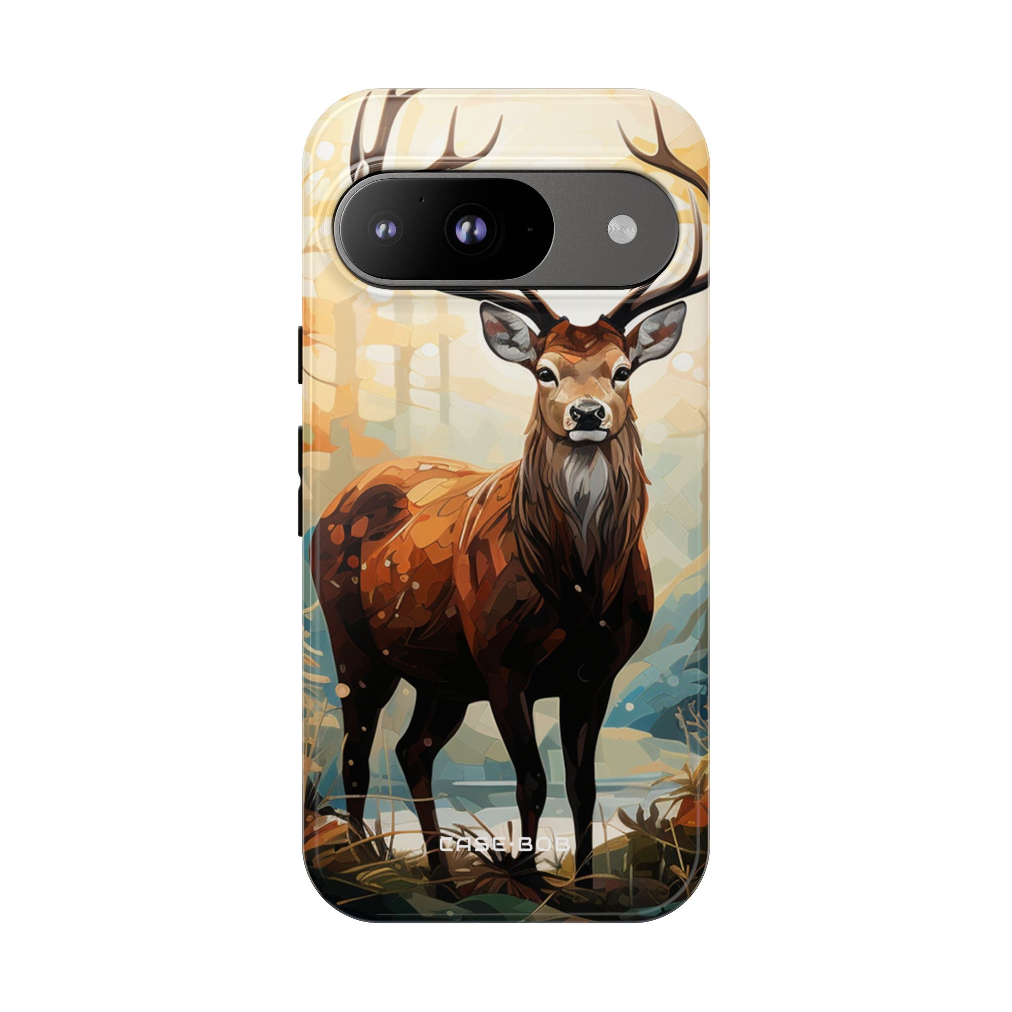 Glowing Stag Google Pixel 9 Case - Tough - CASE•BOB
