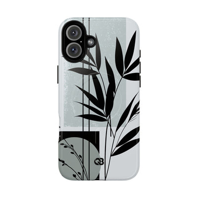 Grey Tough 2.0 Magsafe Phone Case for iPhone - Sage Bamboo Noir