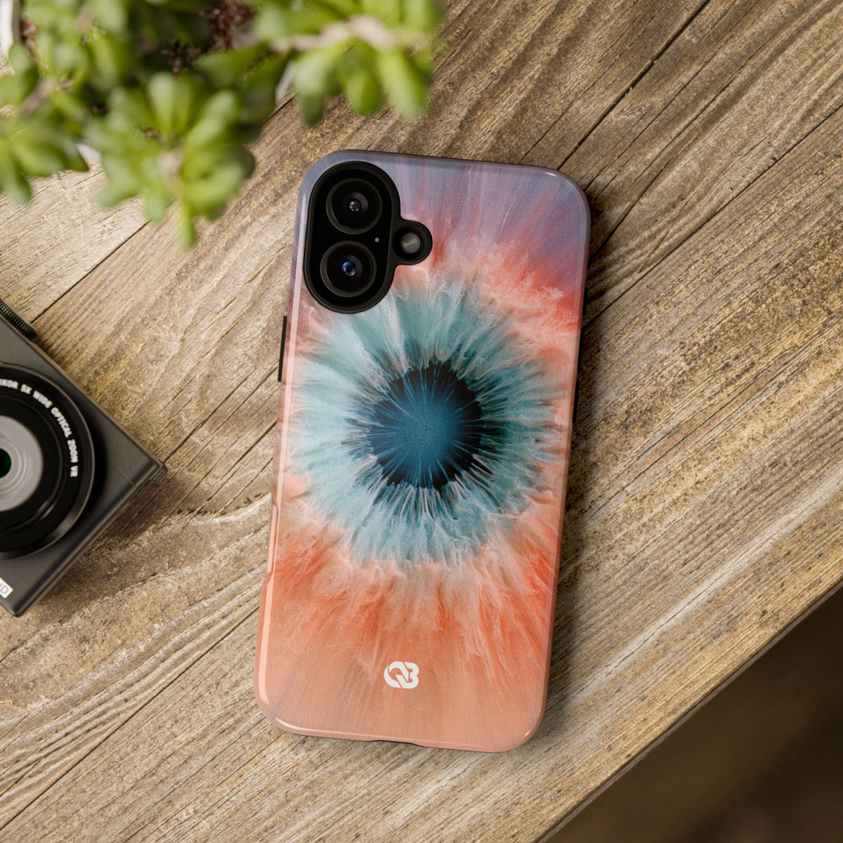 Radiant Aura Core · Tough Phone Case for iPhone · Orange