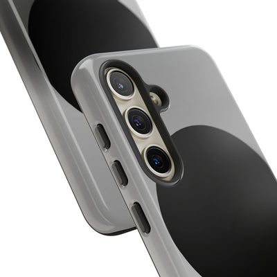 Grey Tough Phone Case for Samsung - Matte Onyx Sphere