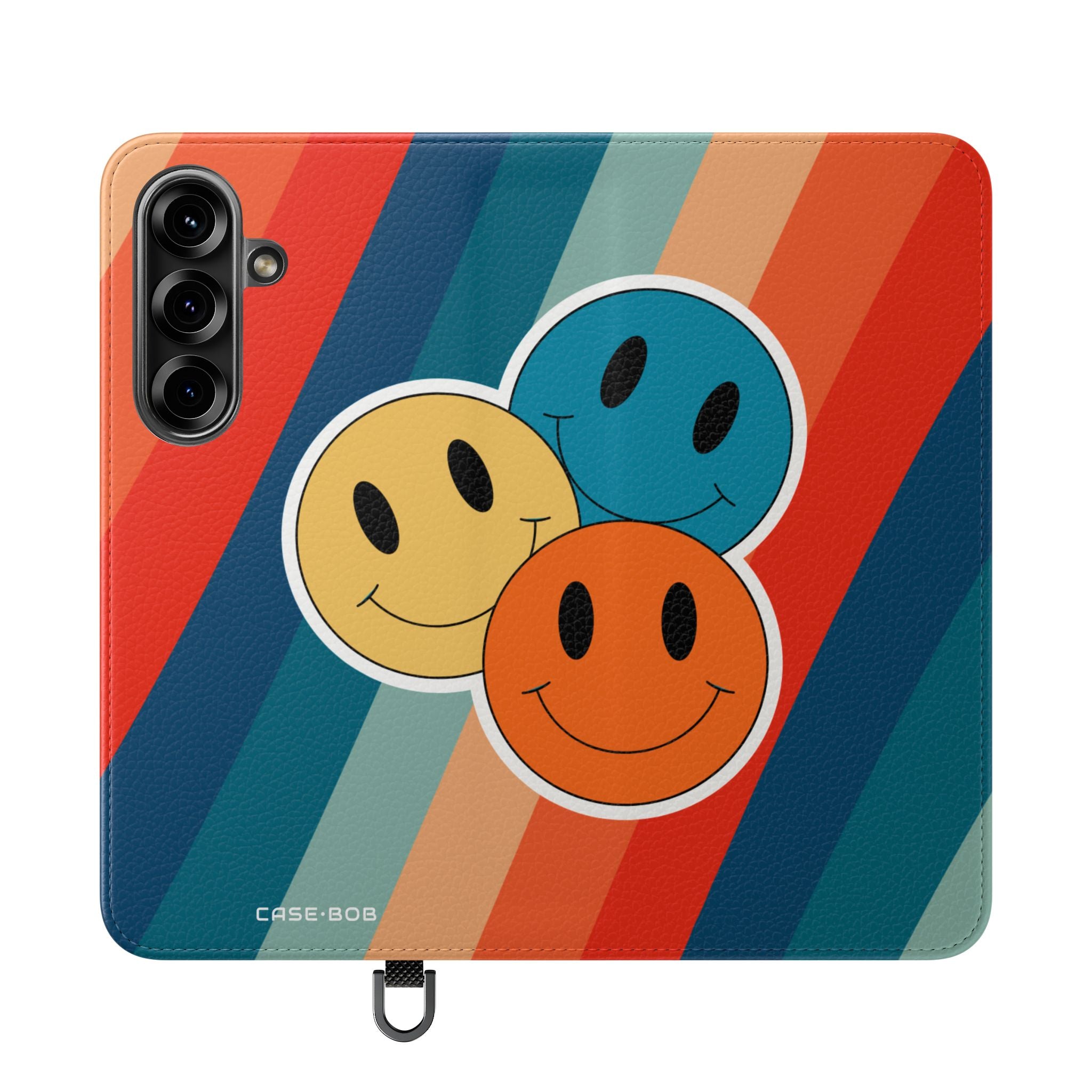 Smiley Trio Radiance - Samsung S25 Case - Wallet
