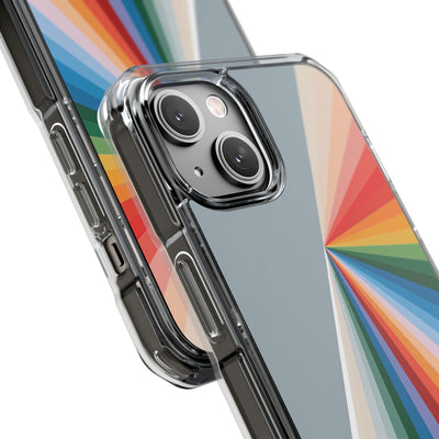 Grey Impact MagSafe Phone Case for iPhone - Slate Prism Burst