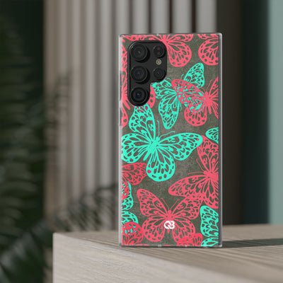 Electric Papillon · Lite Phone Case for Samsung · Pink