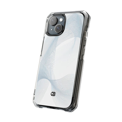 White Impact MagSafe Phone Case for iPhone - Arctic Line Current