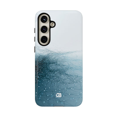 Teal Tough Phone Case for Samsung - Arctic Pulse Mesh