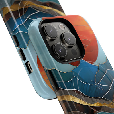 Molten Sun Peaks · Tough+ etui na telefon dla iPhone · Magsafe