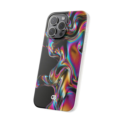 Purple Lite Phone Case for iPhone - Liquid Neon Chrome