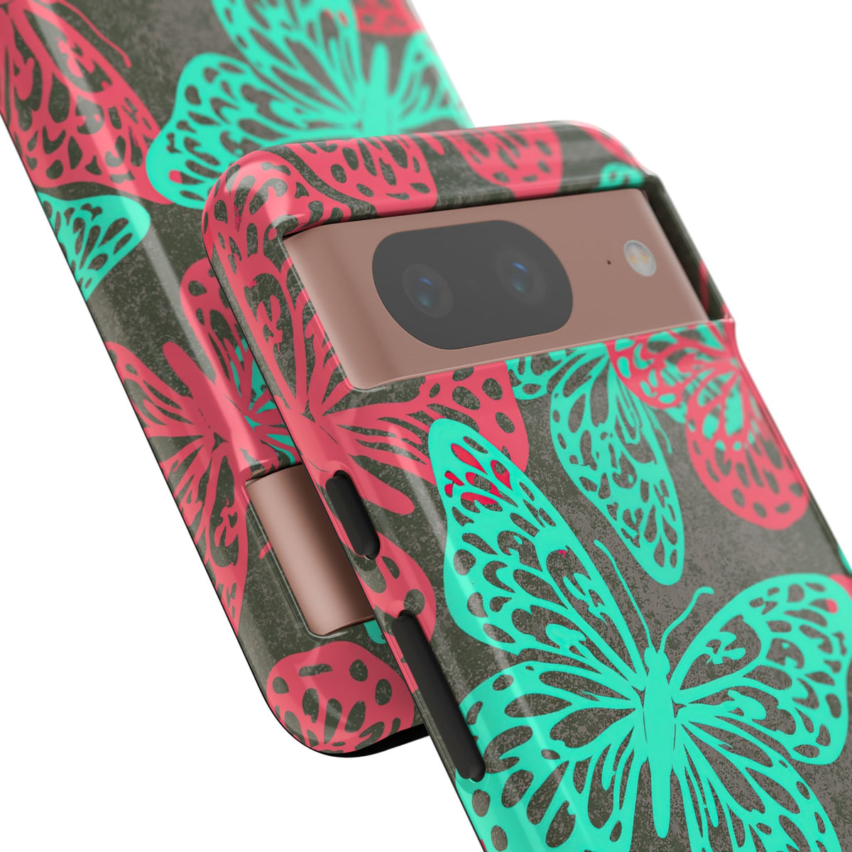 Electric Papillon · Tough Phone Case for Pixel ·  Pink