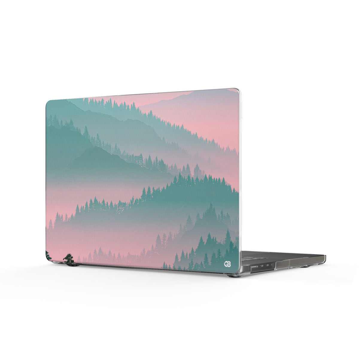 Alpine Horizon · Clear Hard Case for MacBook · Green