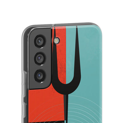 Teal Lite Phone Case for Samsung - Sonic Static Split