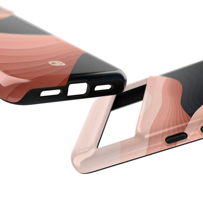 Pink Tough Phone Case for Google Pixel - Dune Shadow Layers